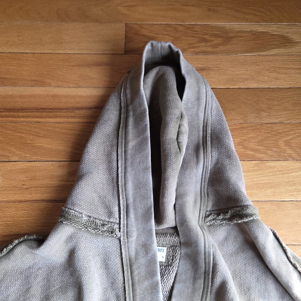 Free People We The Free Beige/Tan Knit Sweater Jacket Size Medium - Picture 5 of 5